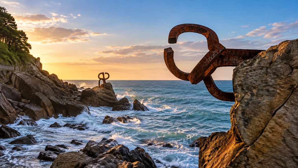 Donostia-San Sebastián y bahía de La Concha